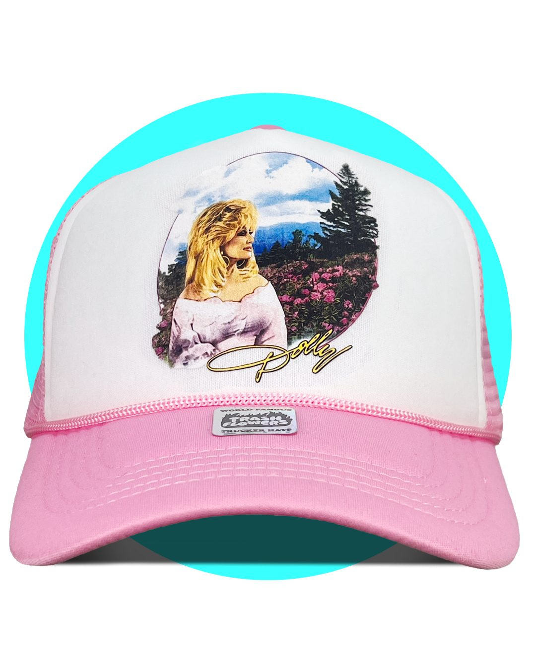 90s Dolly in The Wild Trucker Hat