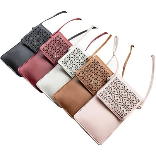 Multi Mini Transparent Phone & Card Holder Crossbody Bag